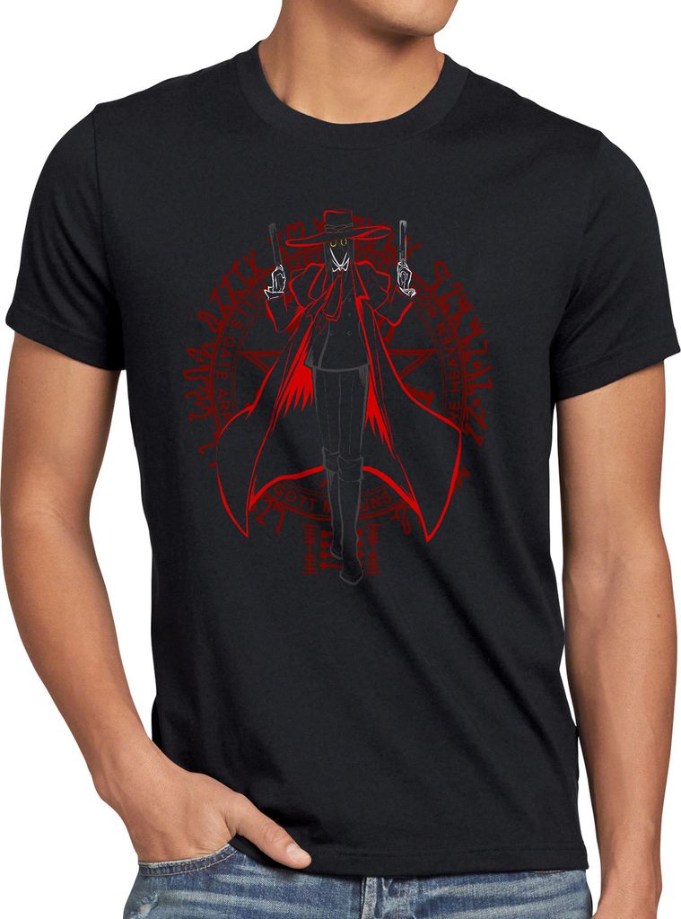 style3 Alucard Vampir Herren T-Shirt hellsing anime manga japan