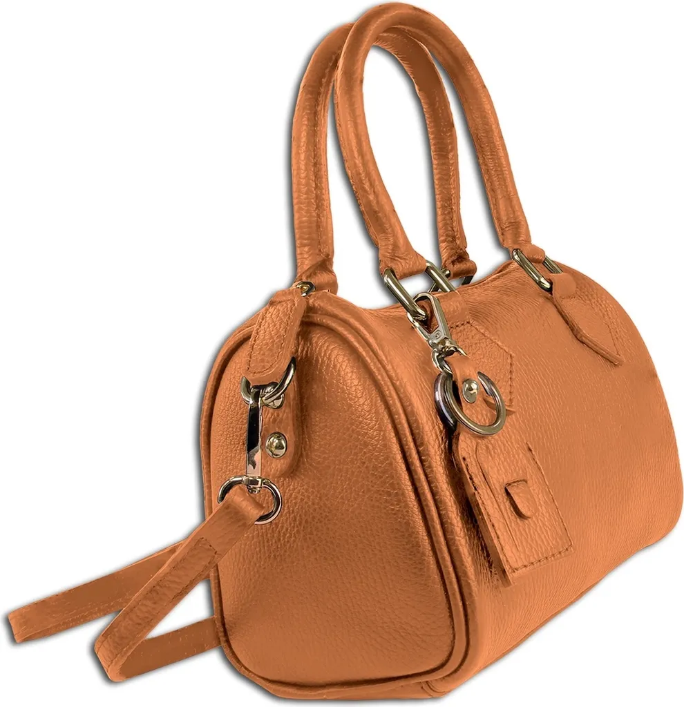 Sac à bandoulière en cuir pour femme Toscanto brun tan authentique