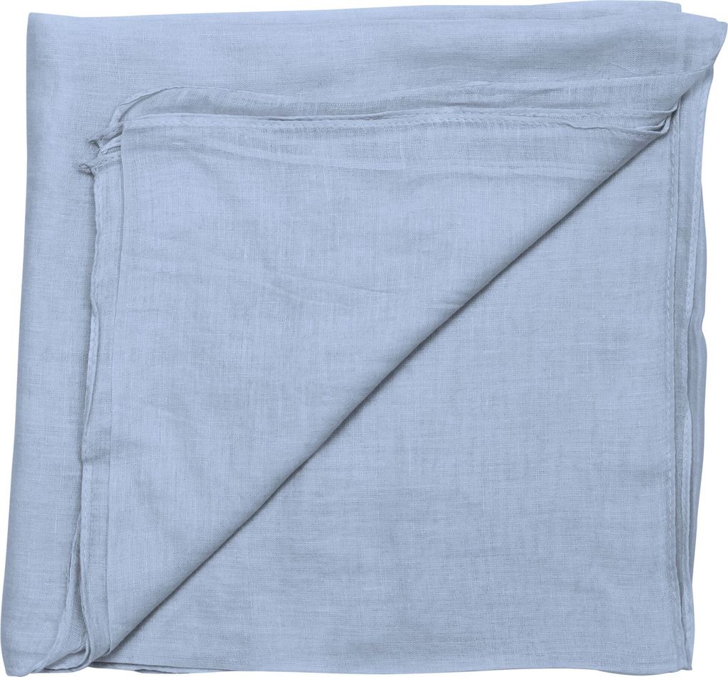 Baumwolltuch - blau - zartblau - quadratisches Tuch Produktbild 4
