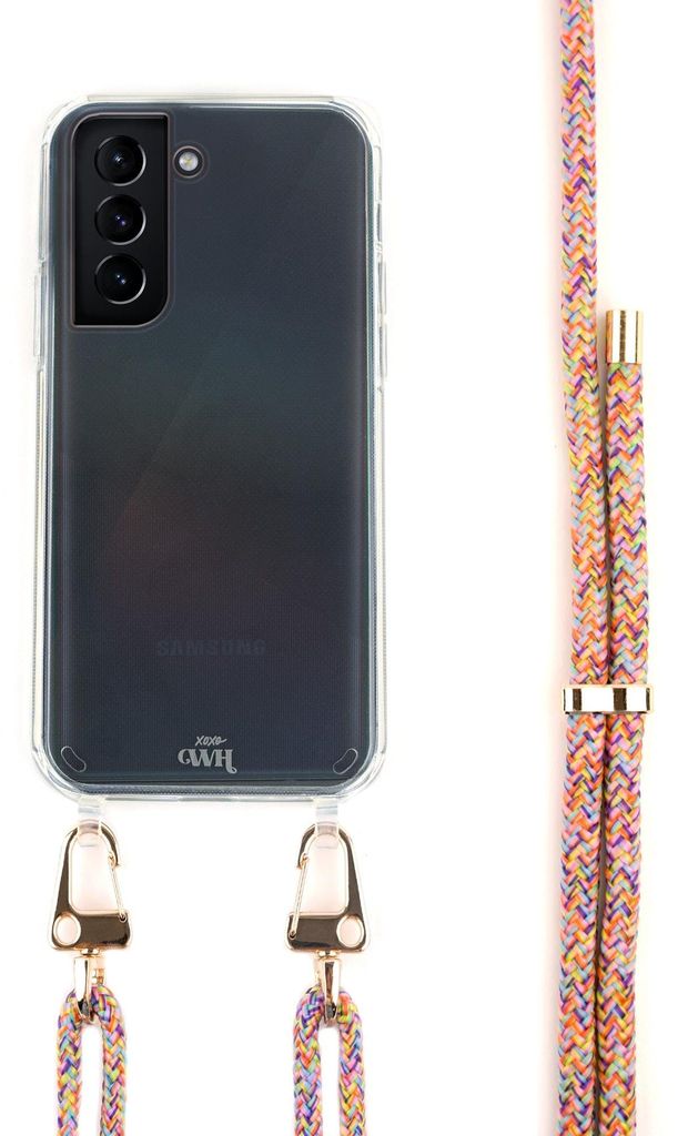 Rainbow Vibes Transparant Cord Hülle - Kompatibel mit Produktbild 