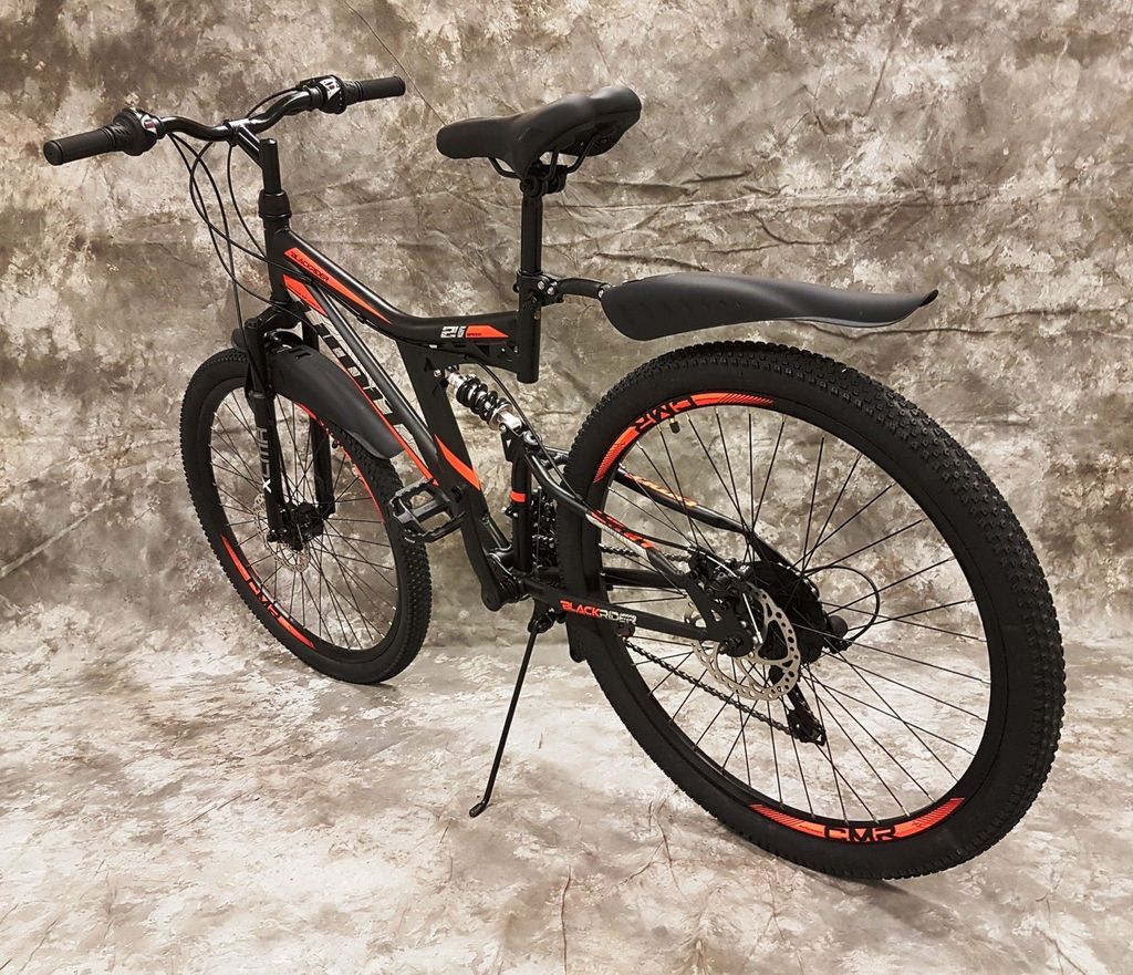 26 Zoll MTB BLACKRIDER VON UMIT Vollgefedert 21-Gang Produktbild 4