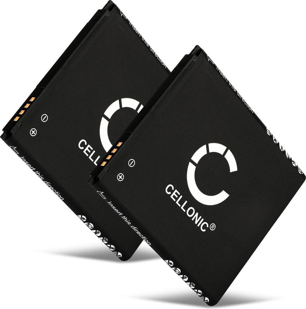 CELLONIC 2x Akku für Mobilfunk Kompatibel mit Samsung GT-i9505 Galaxy S4, GT-i9500 Galaxy S4, GT-i9515 Galaxy S4 VE, B600BE - (2600mAh, 3.8V)