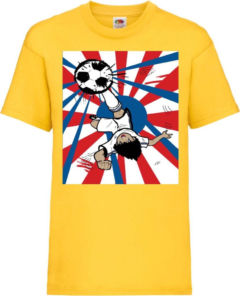 Kinder T-Shirt Captain Tsubasa 03 Oozora, 12-13 Jahr - 152 / Gelb