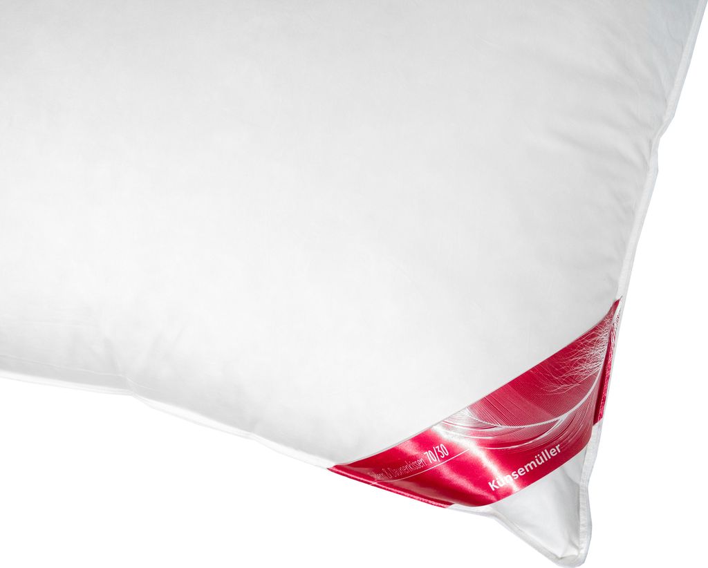 Künsemüller 70% Feder und 30% Daunen Kopfkissen 80 x 80 cm Produktbild 4