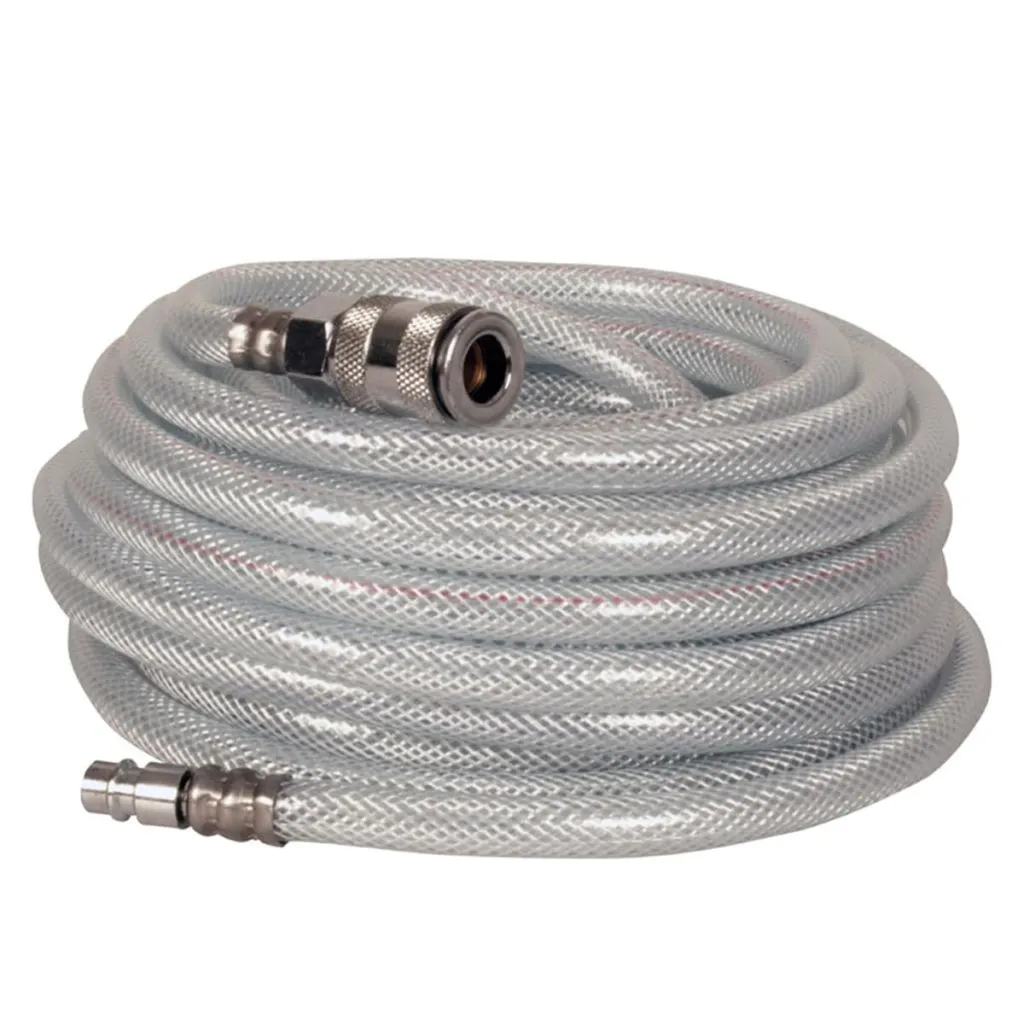 Ferm ATA1027 Tuyau à air comprimé 10m avec raccords pour compresseur