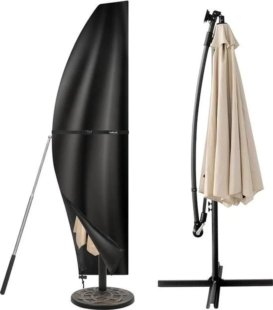 Housse parasol anti-vent et déchirure - Bâche Oxford 420D 265x70 cm