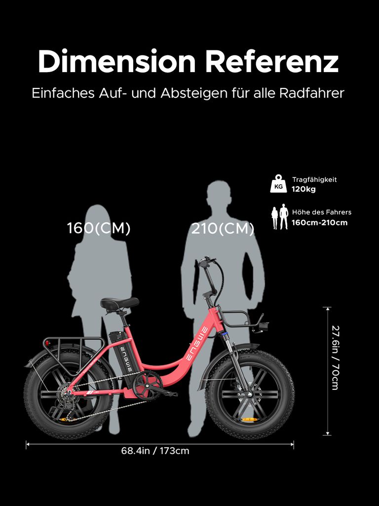 ENGWE E Bike, městské elektrokolo a e-koloběžka s 48V 13Ah Obrázek produktu 6