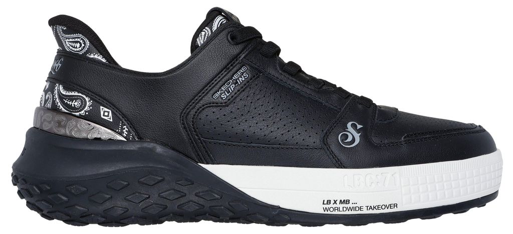Skechers 251170 BLK SIZZLE, Sneaker in Schwarz für Herren, Größe 42