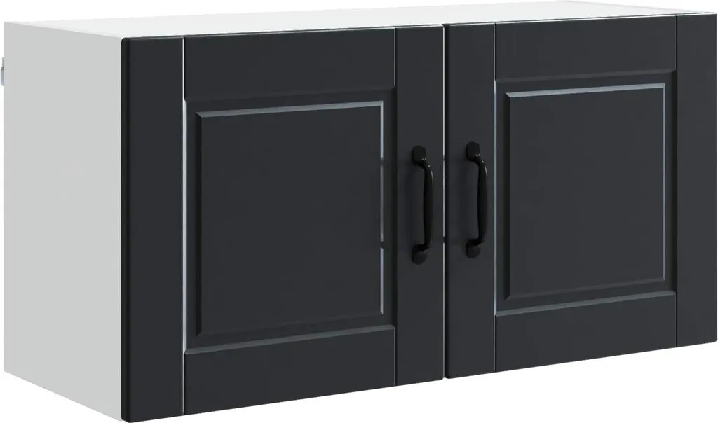 Mobile Cucina Pensile Nero 80x31x40 cm vidaXL | Arredo Moderno