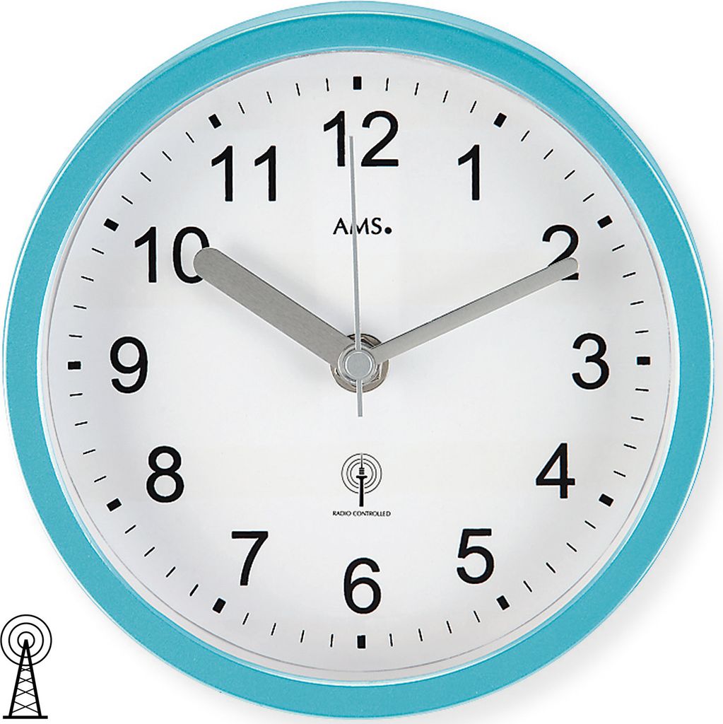 AMS Funk-Wanduhr, Funkwerk, D16x5cm, 5921 Produktbild 