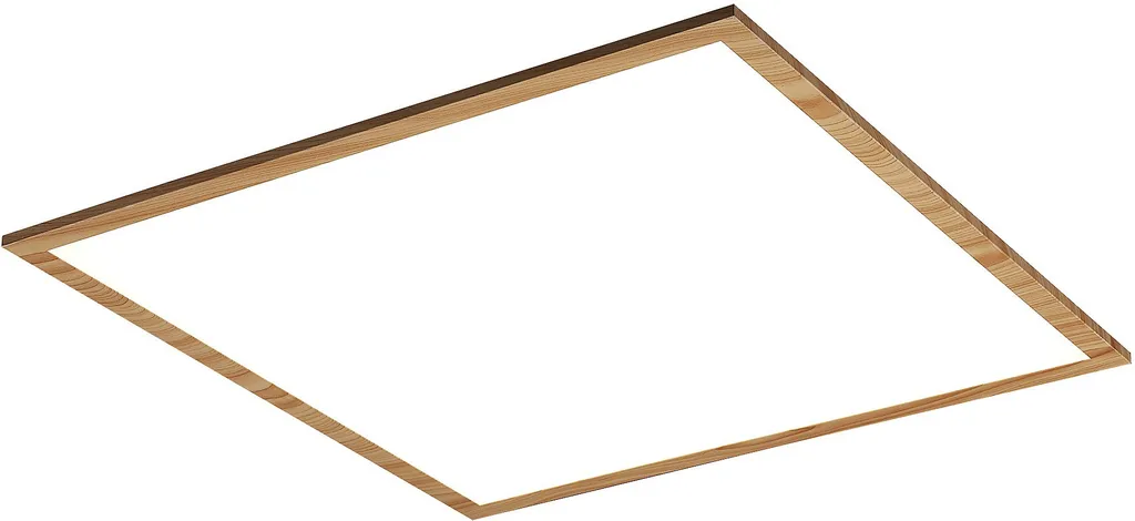 Plafonnier LED 40W Amande 6908 Rabalux bois hêtre carré 59,5cm