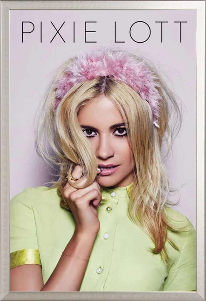 Poster Pixie Lott Encadré : Fini les Affiches Abîmées avec Cadre Shinsuke