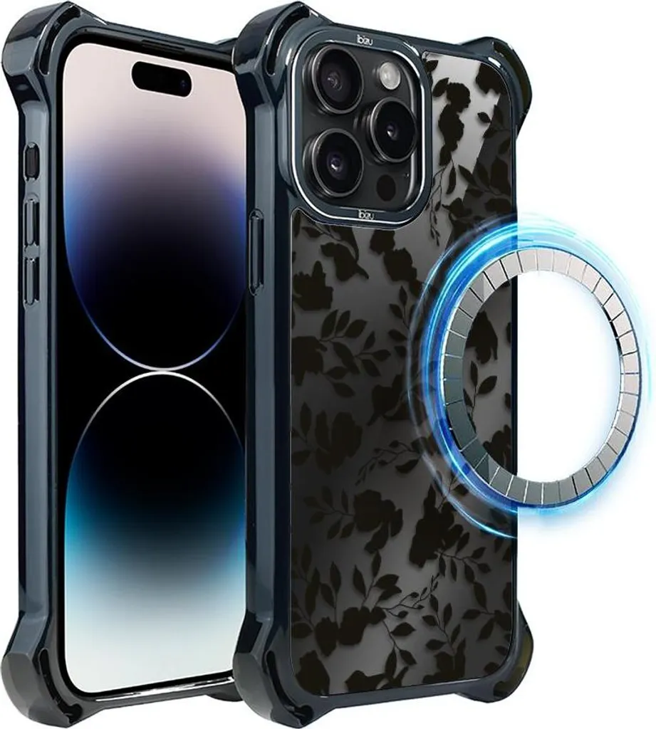 Custodia Militare iPhone 14 Pro IBIZU DropGuard Ultra MagSafe Dark