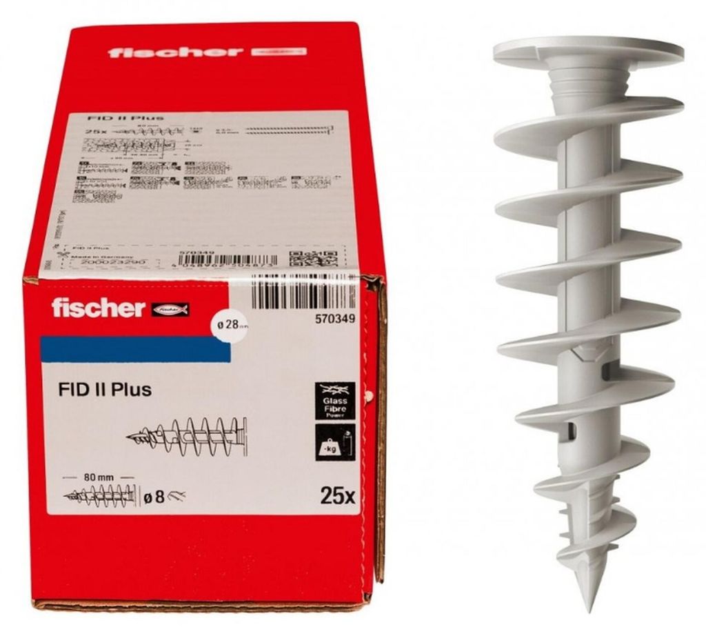 Dübel FISCHER FID II 90 mm für Dämmplatten 25 Stück