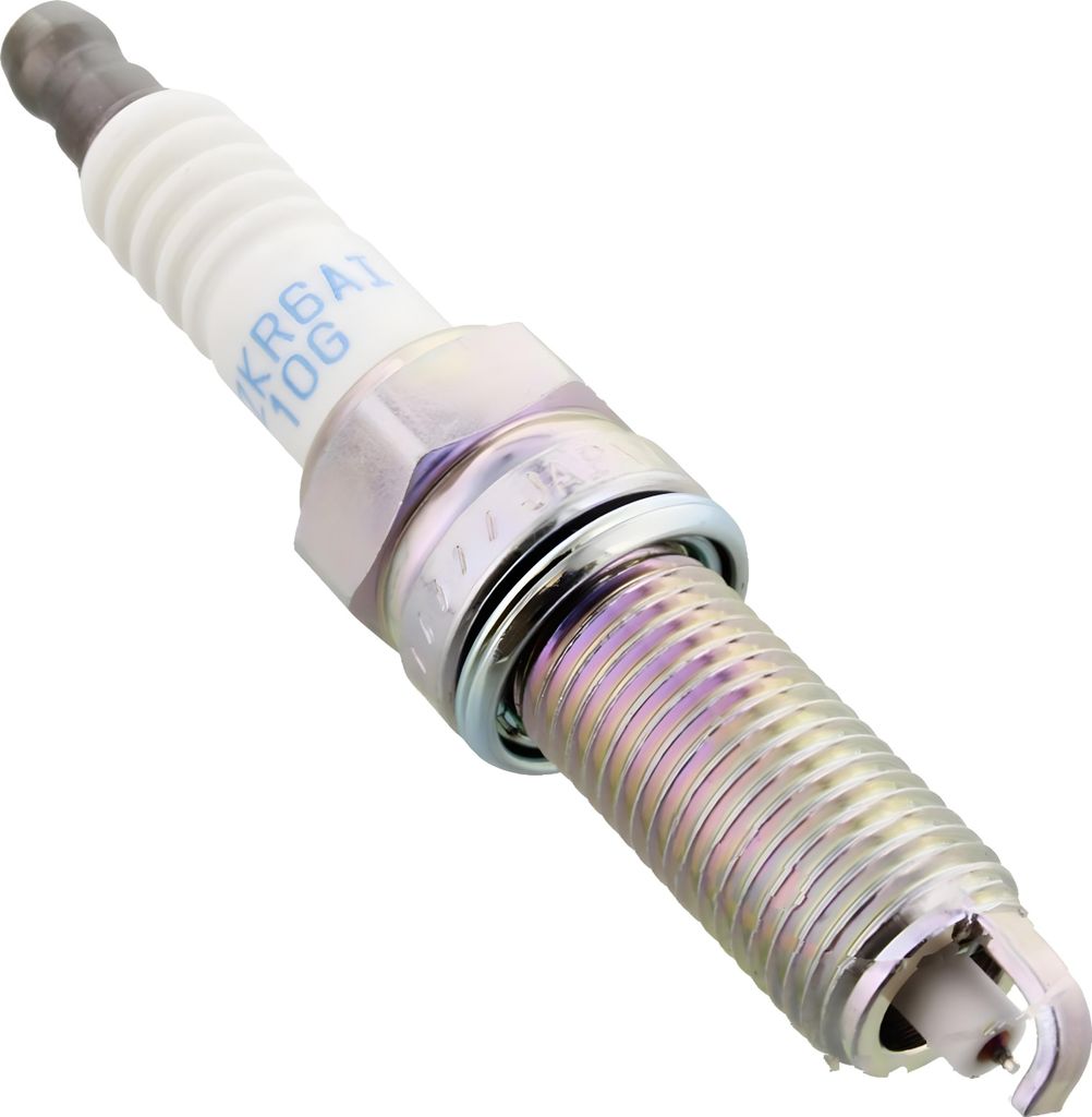 Zündkerzen Set NGK 2x LZKR6AI-10G Iridium-Zündkerze entstört, 26,5mm besonders langes Gewinde Ø 12,0mm Hex 16,0mm, Elektrodenabstand 1,00mm, W...