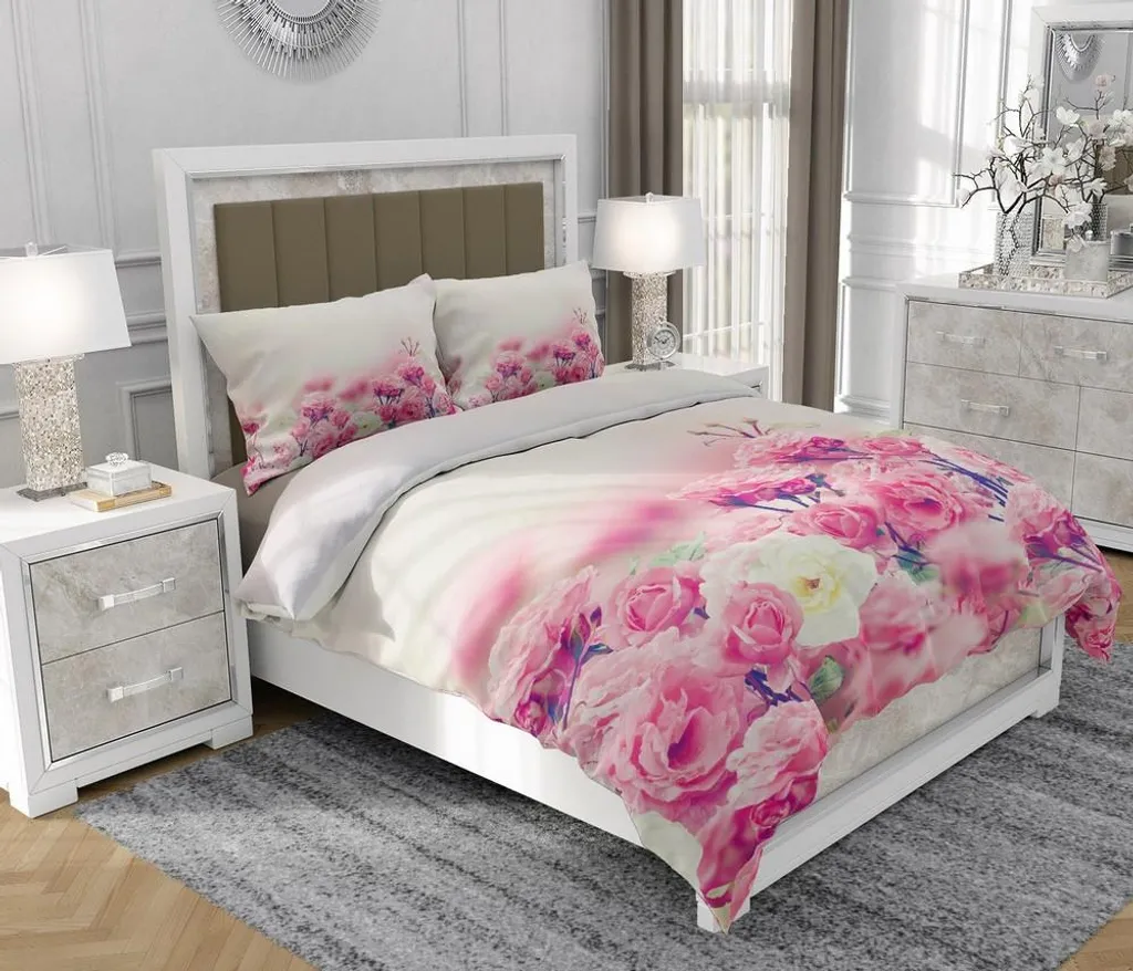 Set Letto SOVIO So.0130 160x200 100% Cotone Multicolore - Prezzi Outlet