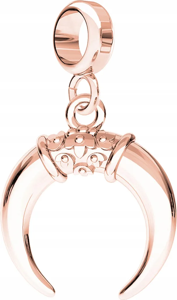 Amuleto Mezzaluna Argento 925 Placcato Oro - Gioiello Simbolico