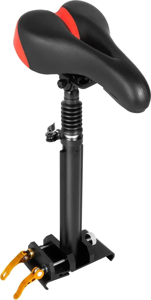 Sella Premium per Scooter Elettrico - Comfort PU e Alluminio Nero
