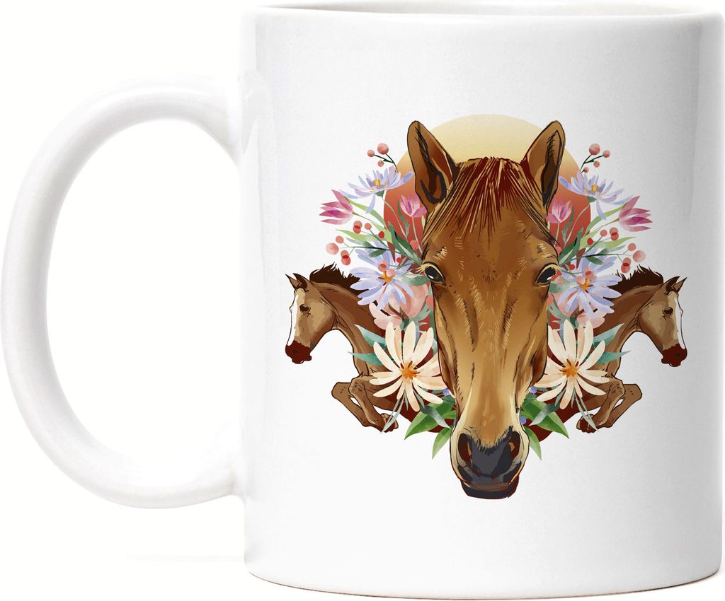 Pferd Tasse Weiß Hengst Liebe Reiten Pferde Pferdeflüsterer Ausritt Pferdeliebhaber Reiterin Spirit