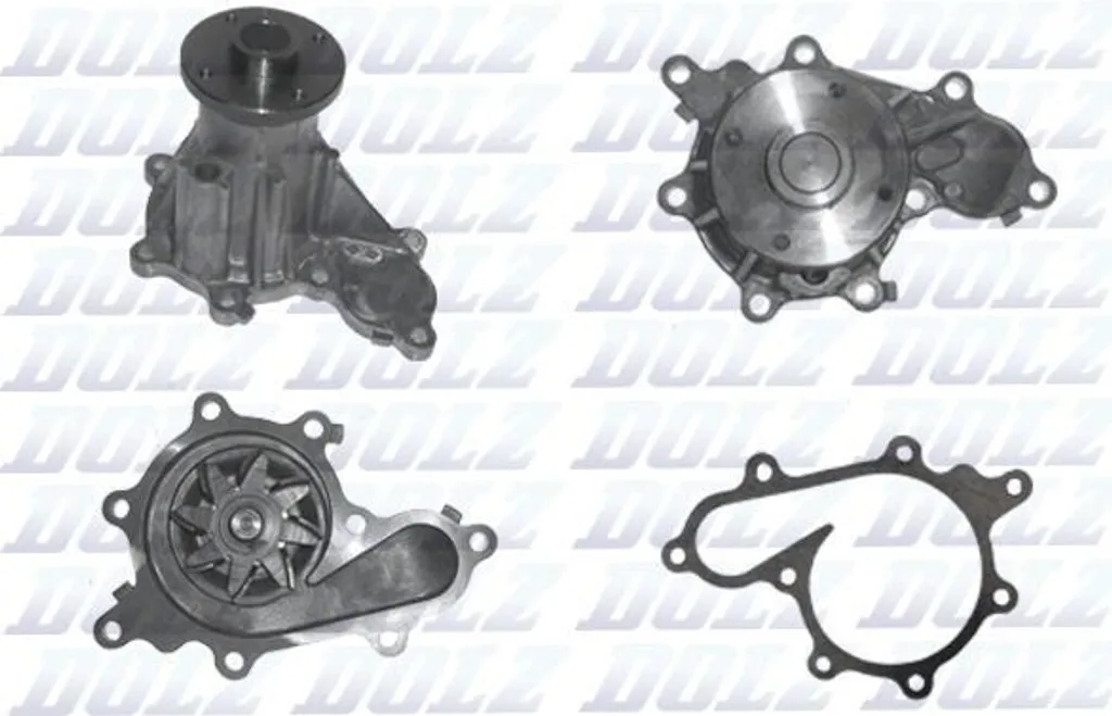 Système de refroidissement Nissan Navara D40 Pompe à eau DOLZ N160