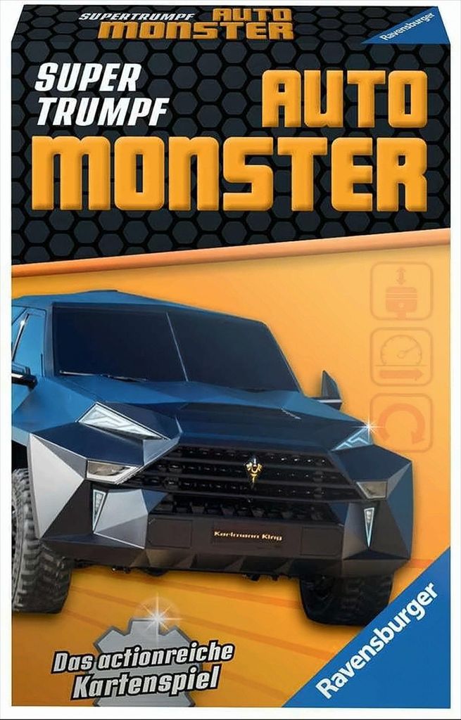 Ravensburger Supertrumpf Auto Monster, Kartenspiel, Produktbild 