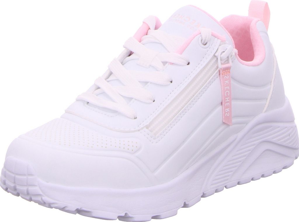 Skechers Uno Lite Easy Zip Weiß WHT Größe EU 38 Produktbild 
