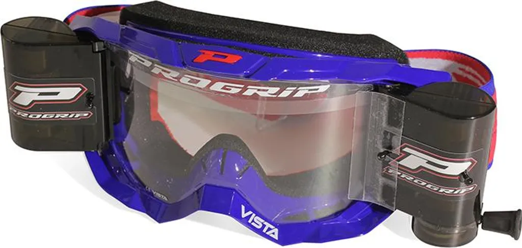 Masque VISTA Roll-Off 3303 Bleu : Ne Perdez Plus la Vue sous la Boue et Pluie
