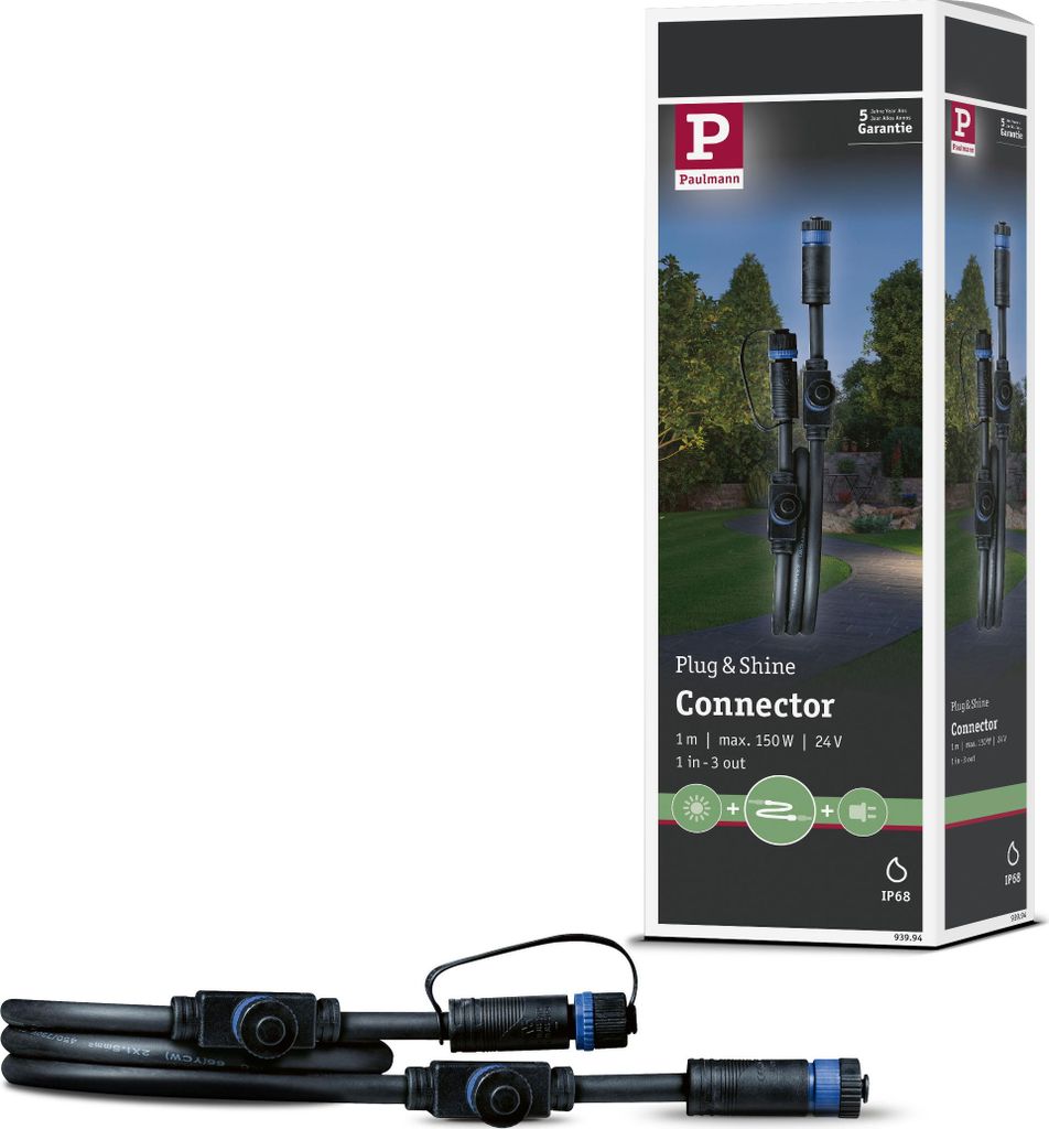 Paulmann Plug & Shine Kabel 1m 3 Ausgänge