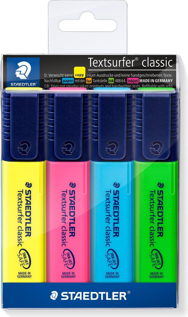 STAEDTLER Textsurfer classic 364 Textmarker Etui mit 4 Produktbild 