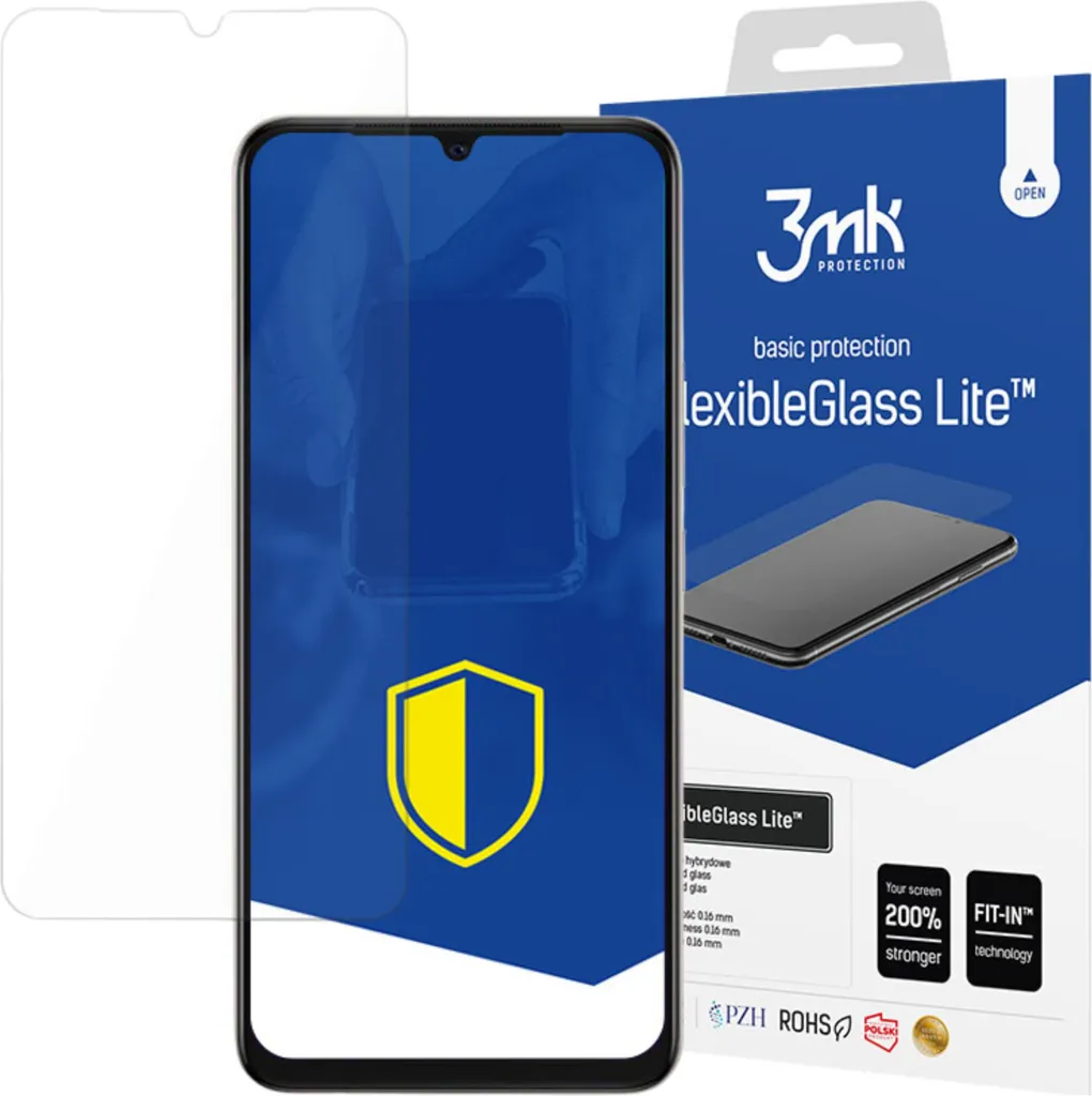 Protezione Schermo Vivo Y16 Y22s 3mk FlexibleGlass Lite Anti-Urti