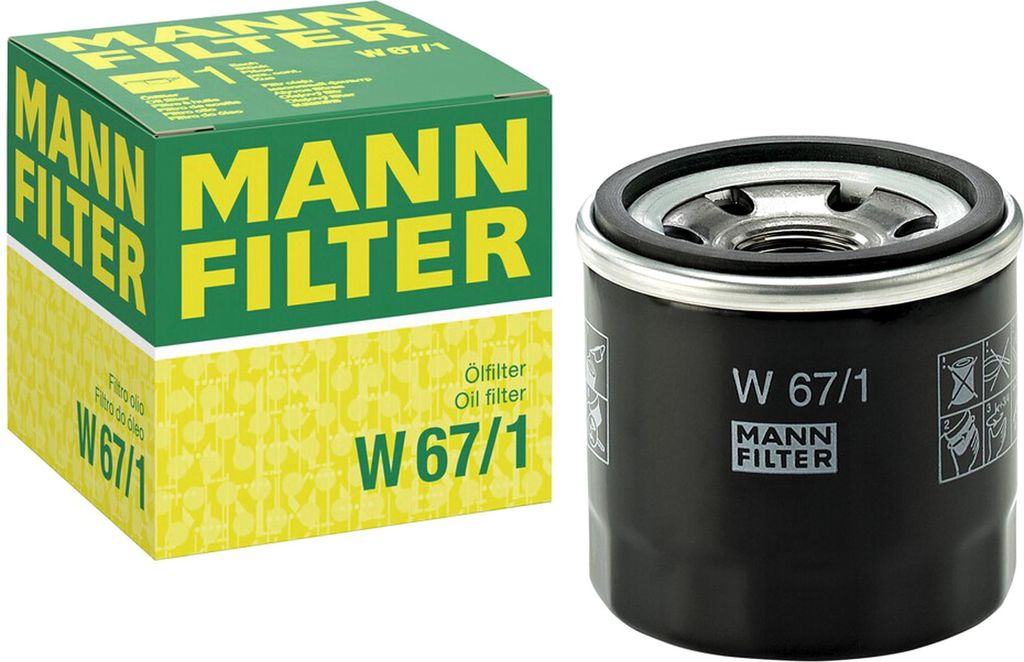 Ölfilter MANN-FILTER W 67/1 Anschraubfilter für FORD Produktbild 