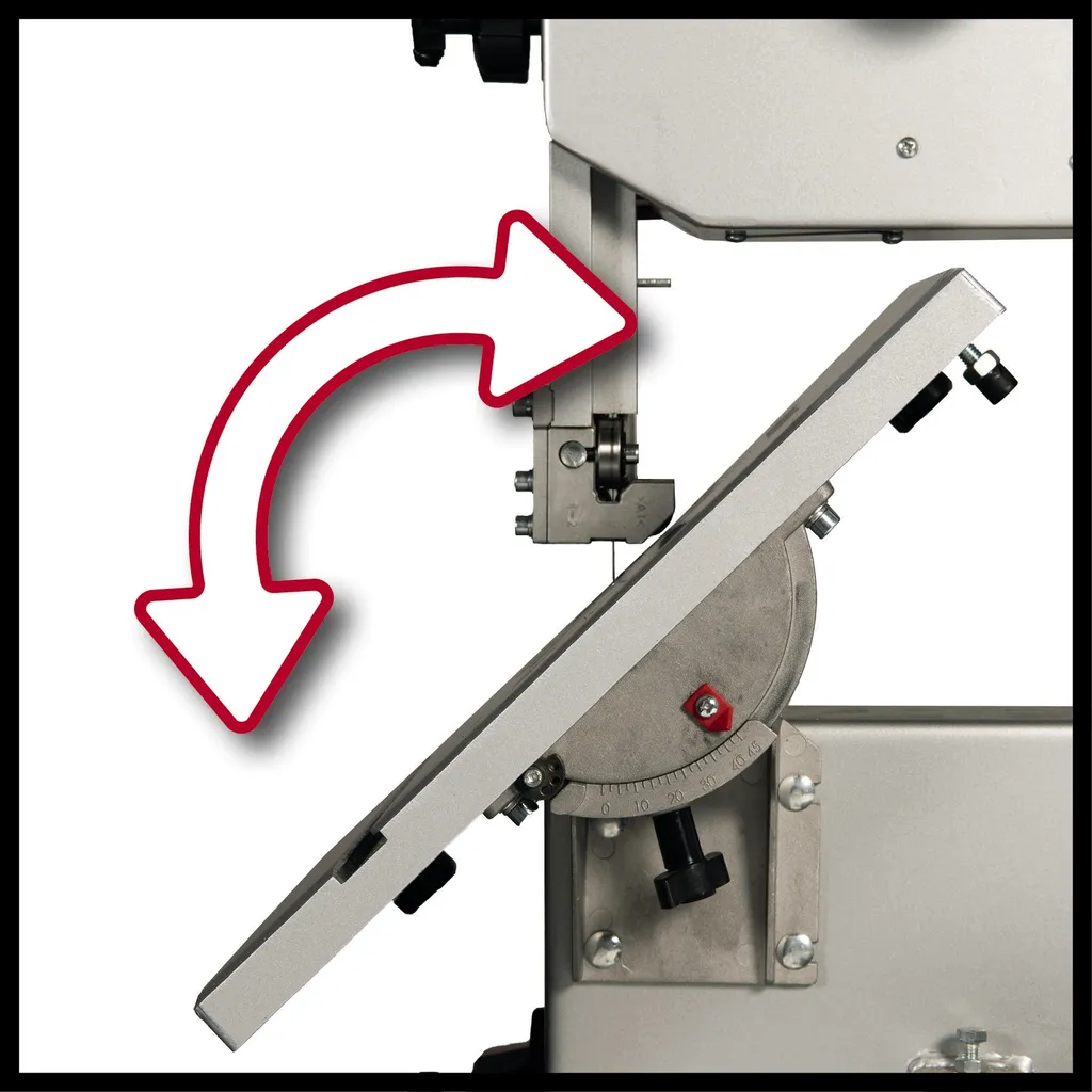 Scie à ruban TC-SB 245 L Einhell avec table inclinable et éclairage LED intégré - 4