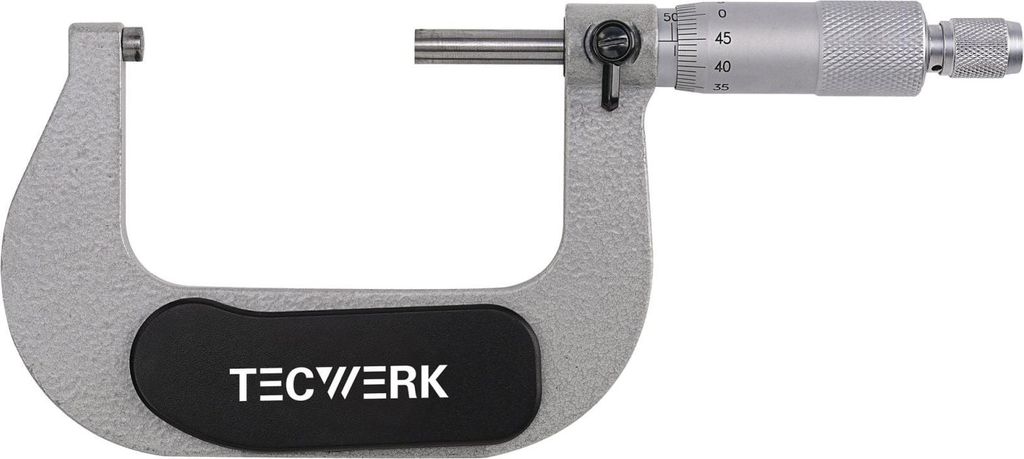 Tecwerk Bügelmessschraube DIN 863/1 Spindel-Ø 6,5 mm - 1 Stk.