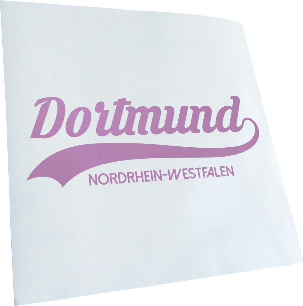 Kiwistar - Autoaufkleber - Dortmund Nordrhein-Westfalen - Flieder - 60x21cm - Aufkleber für Auto, Laptop, Fahrrad, LKW, Motorrad mehrfarbig JDM De...