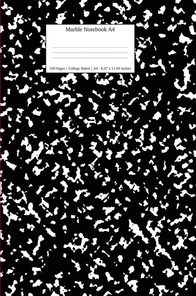 Marble Notebook A4