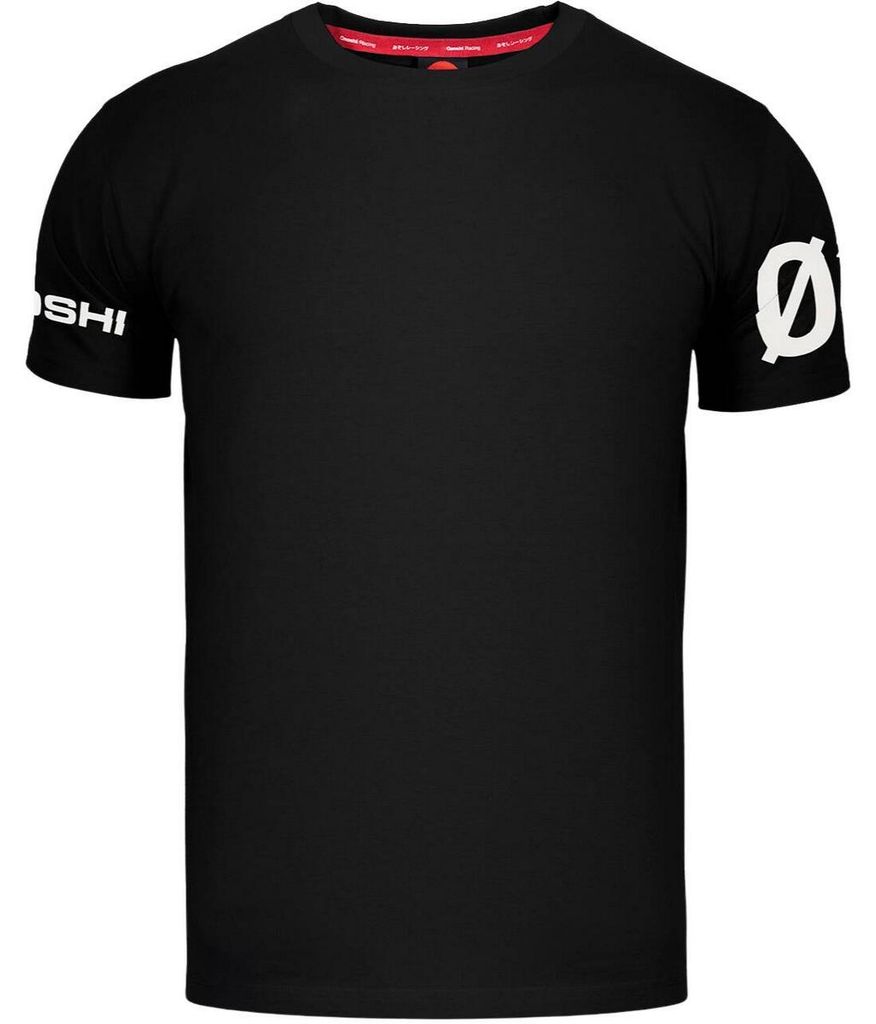 Ozoshi - "TSH02" T-Shirt für Herren MR2036 (XL) (Schwarz)