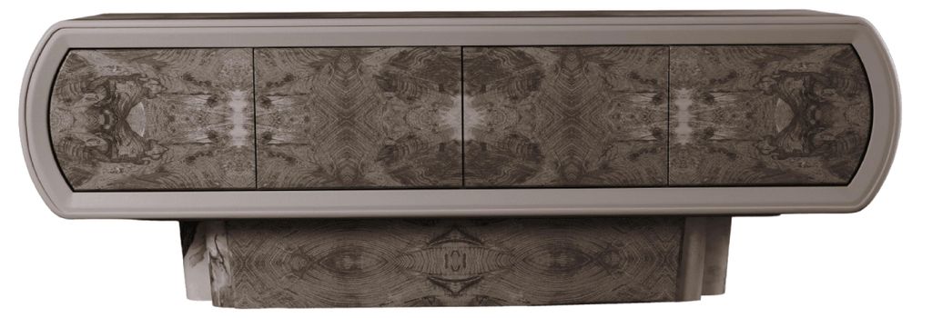 Konsole Dekorative Konsole Modern Holz Marmorimitation Flur Wohnzimmer