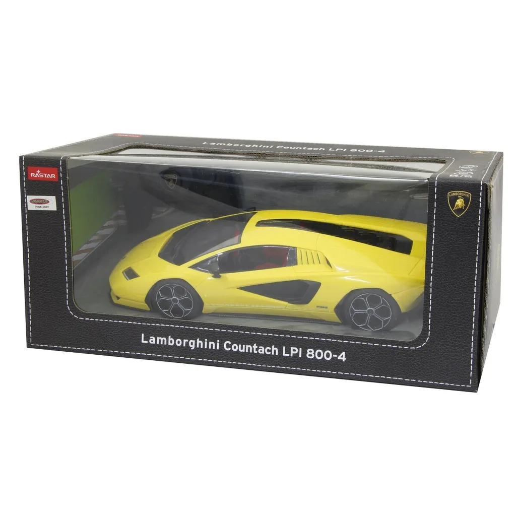 Voiture de sport télécommandée Lamborghini Countach LPI 800-4 1:16 Jaune