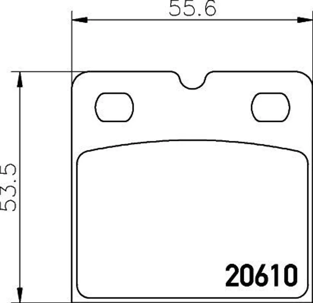 Plaquettes de frein HELLA 8DB 355 005-301 pour Tesla Model S et Jaguar
