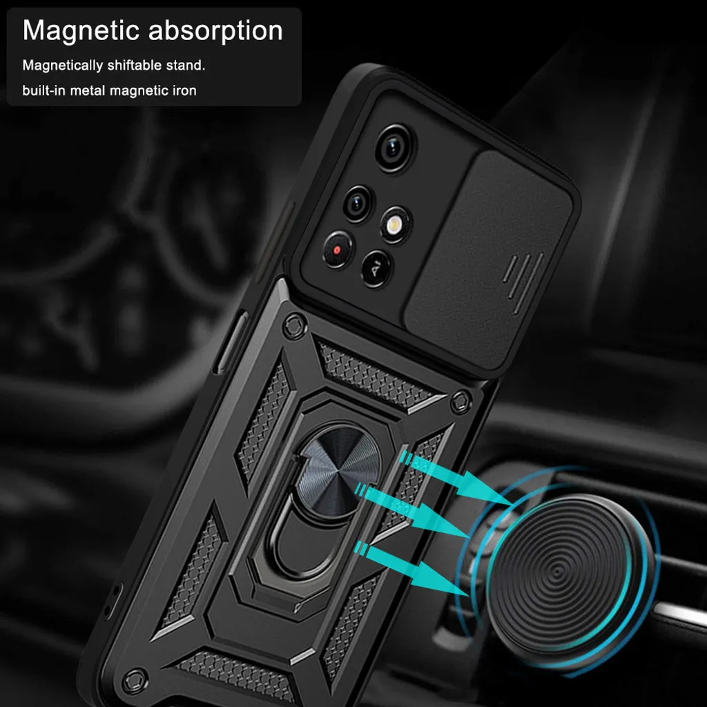Cover Premium Redmi Note 11: Silicone Soft-Touch e Anello Slim - 6