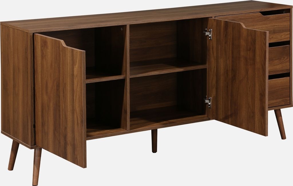 sweeek - Skandinavisches Sideboard mit 2 Türen 160 cm - Produktbild 4