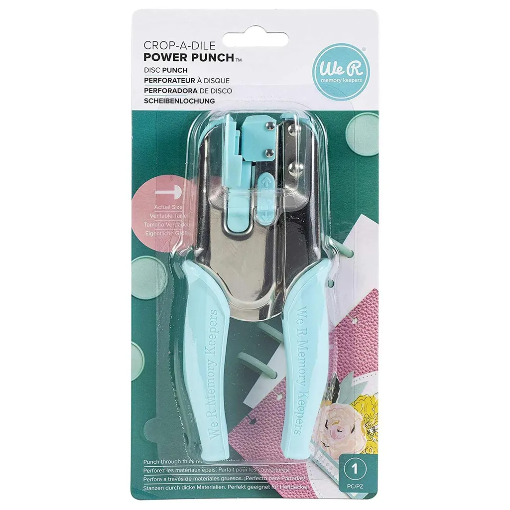 We R Memory Keepers Crop-A-Dile Disque Power Punch pour Planner