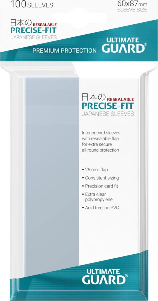 Ultimate Guard Precise-Fit Sleeves wiederverschließbar Produktbild 