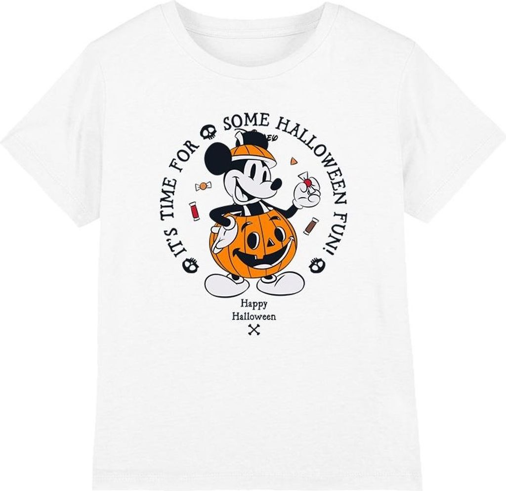 Disney - "Pumpking Costume" T-Shirt für Kinder TV4028 (104) (Weiß)
