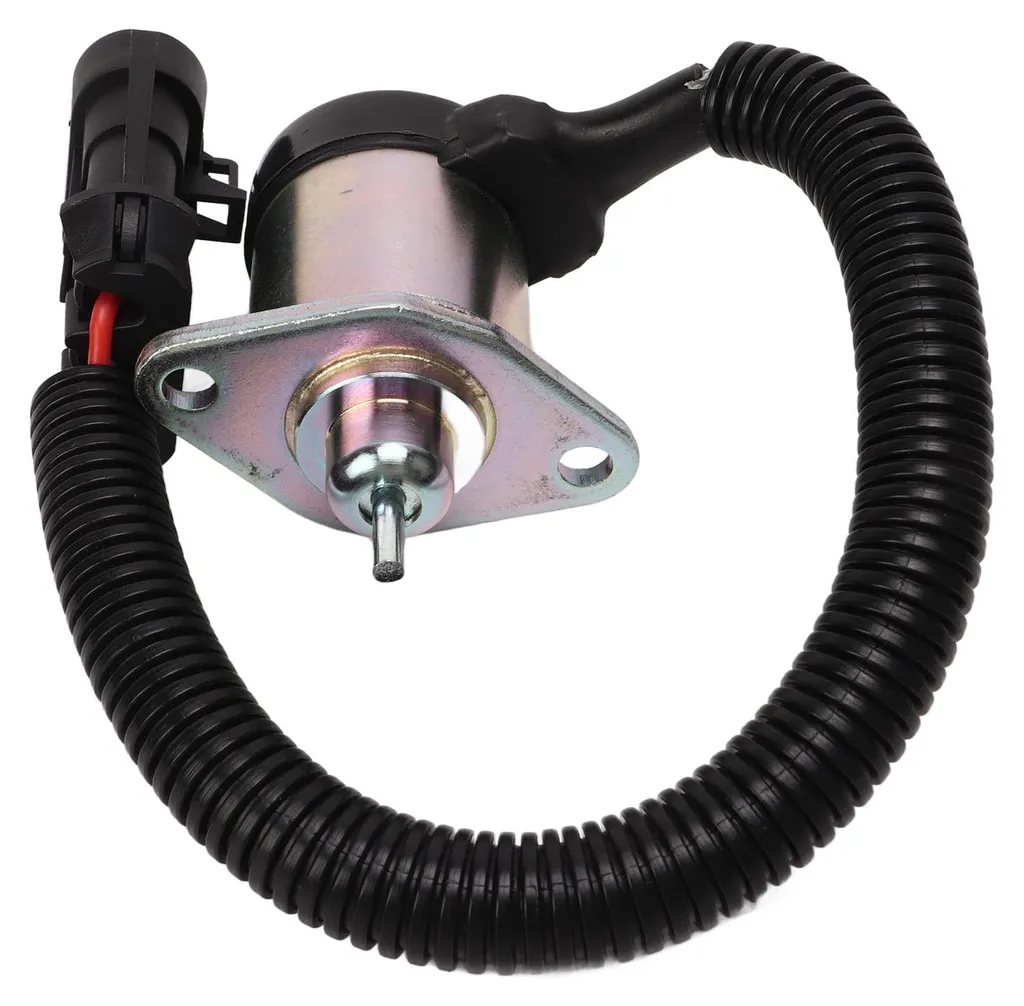 Solénoïde d'arrêt de secours 12V compatible chargeuse Bobcat - 5
