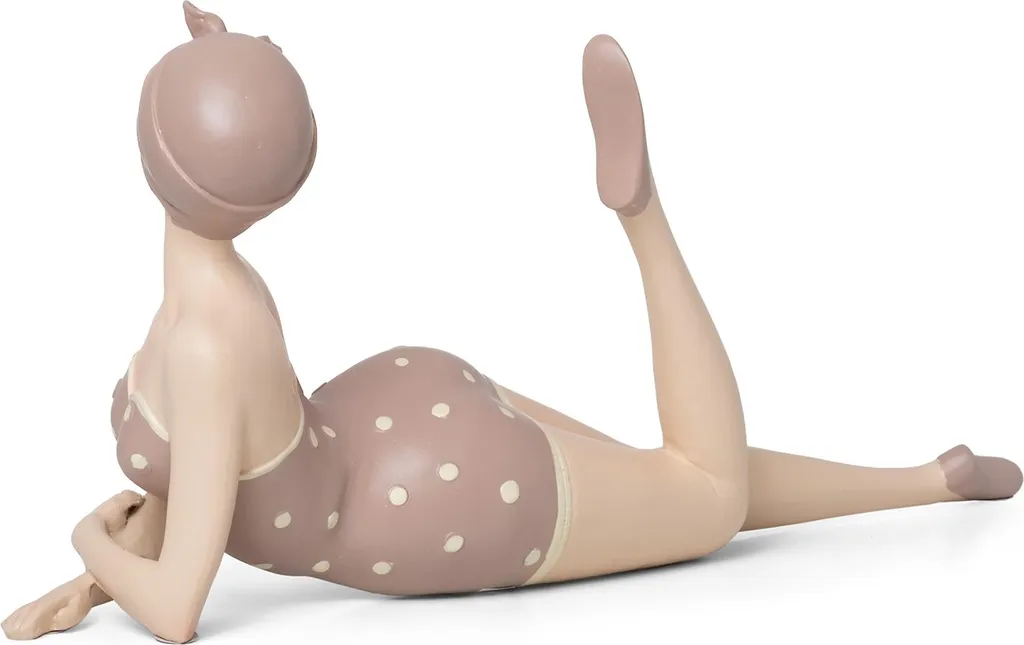 Figurine Baigneuse Moritz Rouge : Égayez votre Déco avec Style Rétro