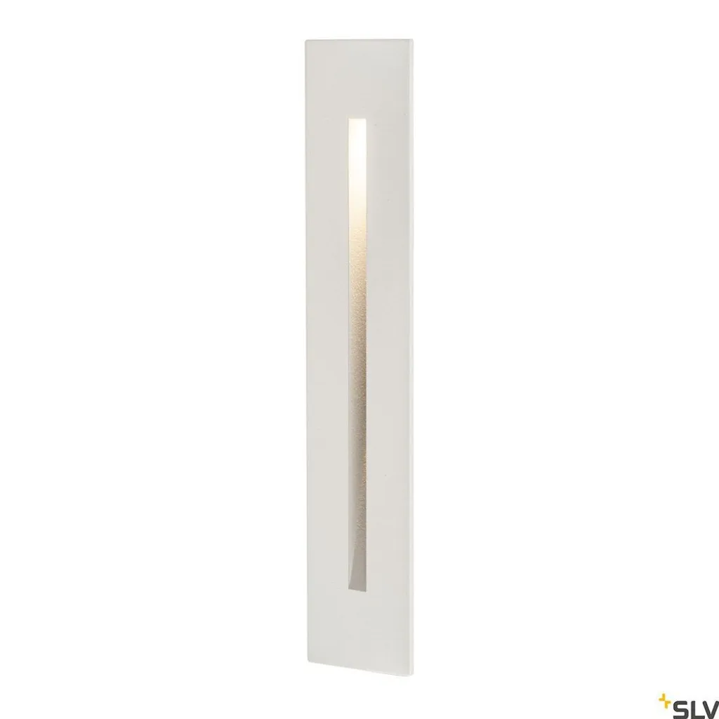Notapo II Luminaire LED Encastrable Mural Blanc 3000K 3,8x18cm CRI90
