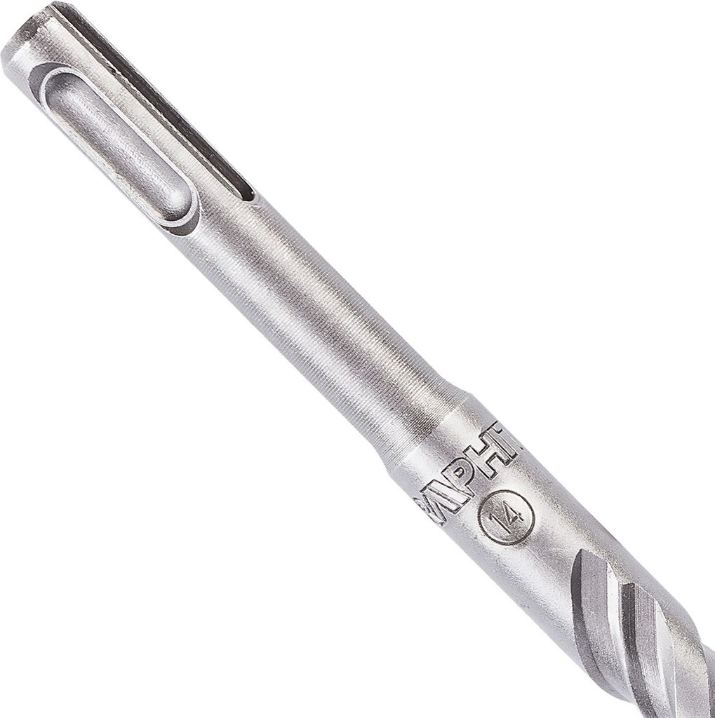 GRAPHITE SDS Plus Bohrer für Beton mit 4 Schneiden - Ø 6 mm, 8 mm, 10 mm, 12 mm, 14 mm, 16 mm