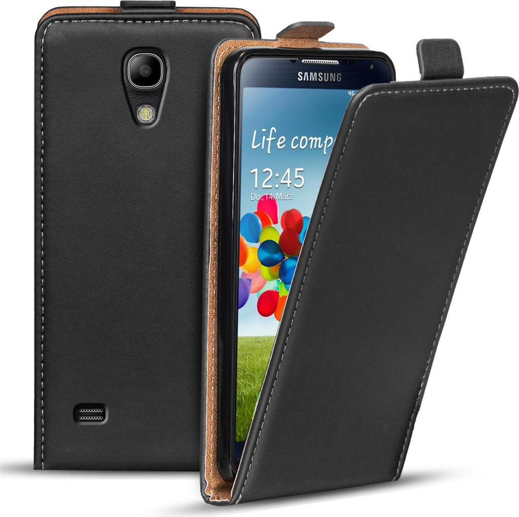 Flipcase für Samsung Galaxy S4 Hülle Klapphülle Cover klassische Handy Schutzhülle