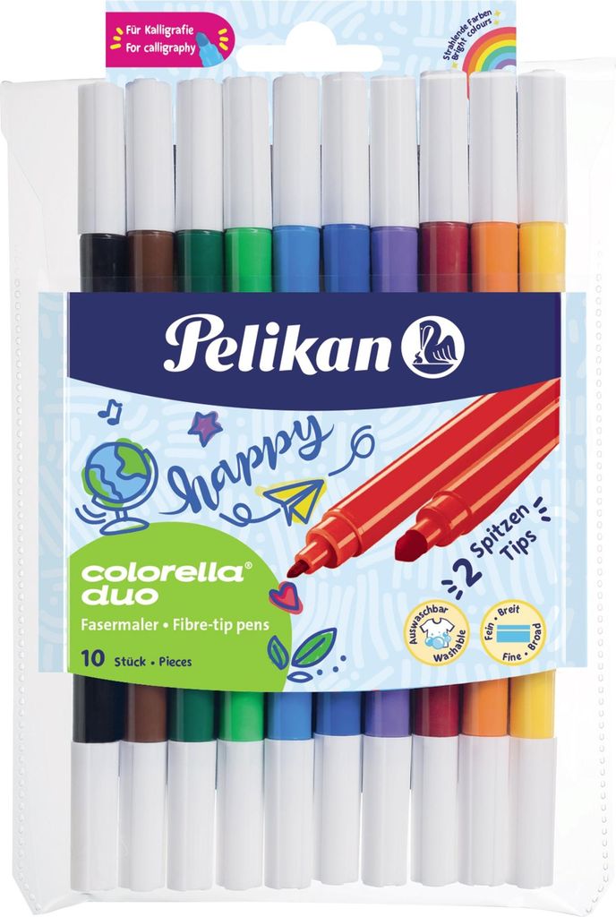 Pelikan penne in fibra Colorella® Duo con 10 colori, 2 Immagine del prodotto 